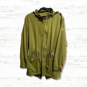 Scotch & Soda 1985 Parka/Military Jacket Olive Women’s Size Large